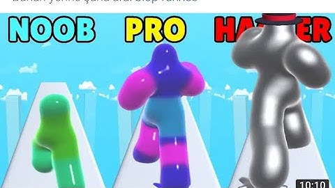NOOB vs PRO vs HACKER in Blob Runner 3D