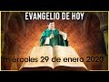 EVANGELIO DE HOY | DIA Miercoles 29 de Enero de 2020