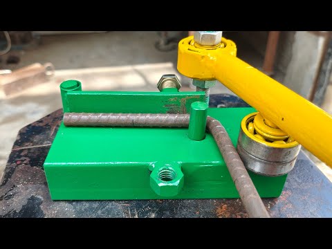 Video: Do-it-yourself rebar bending. Do-it-yourself machines for bending and cutting reinforcement