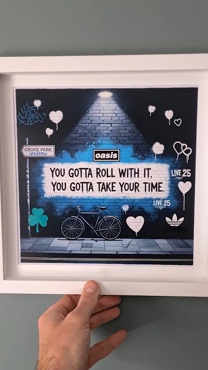 #oasis #oasisart #liamgallagher #noelgallagher #oasislive #oasiscrokepark #rollwithit