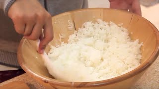 طريقه رز السوشي how to make sushi rice