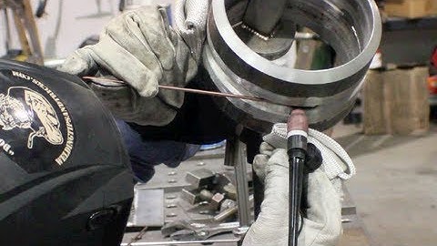 6g Pipe Welding test 6" tig root, 7018 stick fill & cap part3