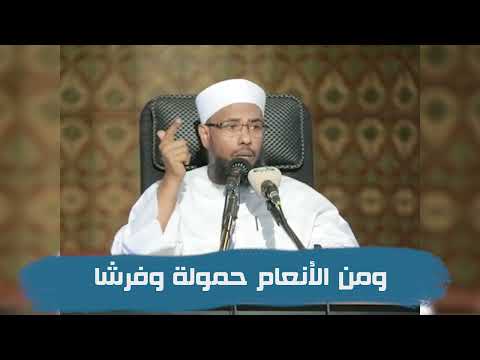 تفسير ومن الأنعام حمولة وفرشا د عبدالحي يوسف