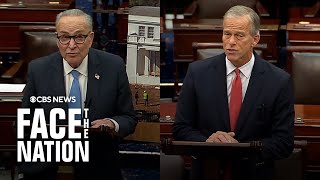 Watch: Thune, Schumer speak on Senate floor on government shutdown Day 23