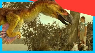 THE GREAT BACKPACK HEIST! Dana vs. Titanis Dino! 🦖 Dinosaurs Adventures for Kids @DinoKids