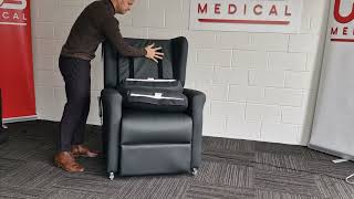 Multi C-Air - How to apply seat depth adjuster