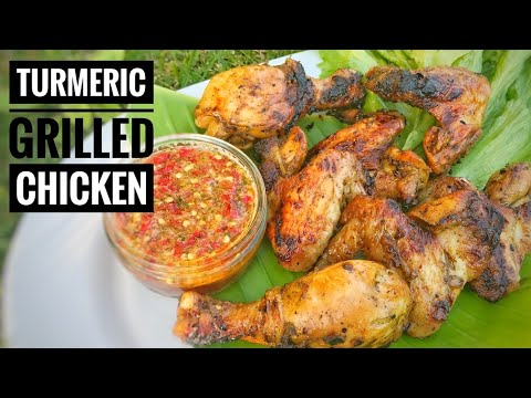 Thai Street Food Barbecue Chicken with Turmeric Recipe - Gai Yang Kamin   Thai Girl in the Kitchen