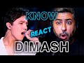 REAGINDO (REACT) a DIMASH - KNOW | Análise Vocal por Rafa Barreiros