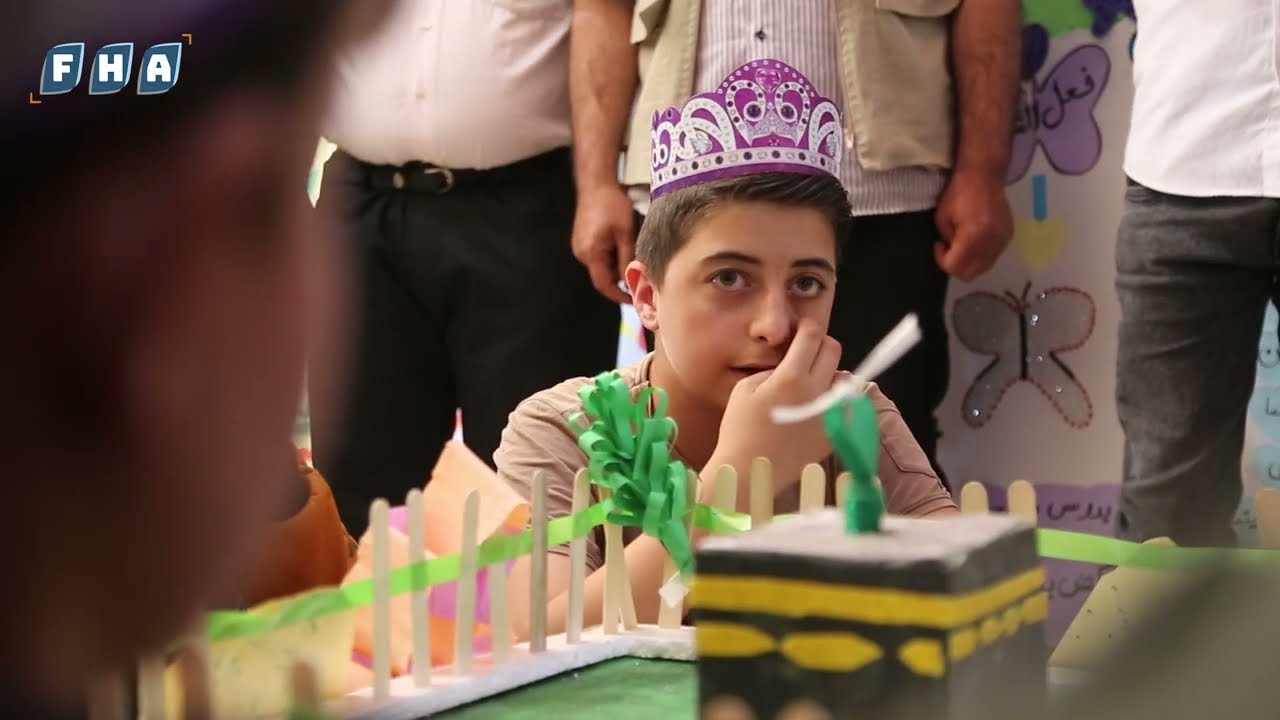 مدرسة شام في بلدة كللي بريف إدلب تقيم المعرض السنوي للعلوم والفنون ويضم المعرض لوحات فنية للطلاب