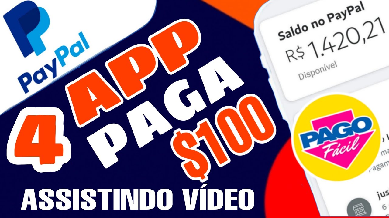 SAQUEI EM MINUTOS!  Paga Para Assistir Vídeo!  GANHAR DINHEIRO no Paypal ! App Para Ganhar Dinheiro!