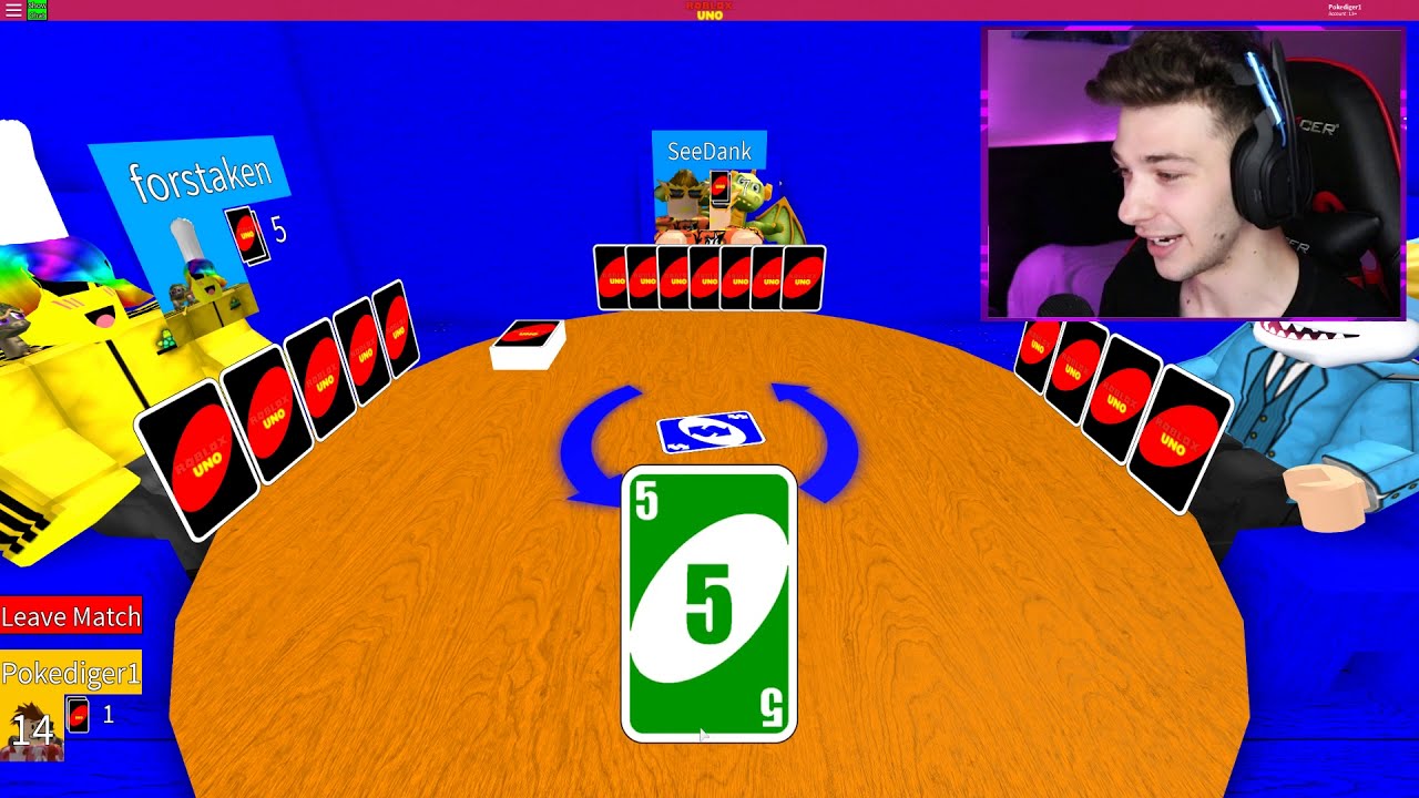 Playing Uno Inside Of Roblox Youtuber Edition Poke Thewikihow - clip poke clip playing uno inside of roblox tv episode