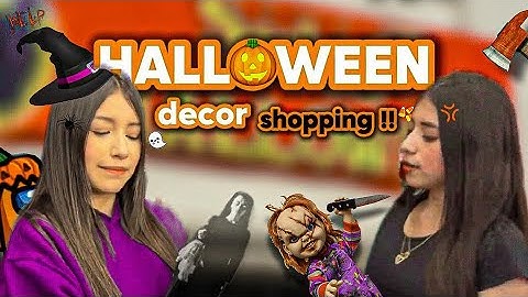 We went Halloween Decor Room Shopping !! 🛍️ 🎃👻 | eslis