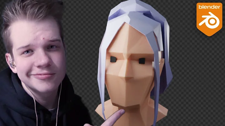 How to make Low poly HAIR in BLENDER 3.1!