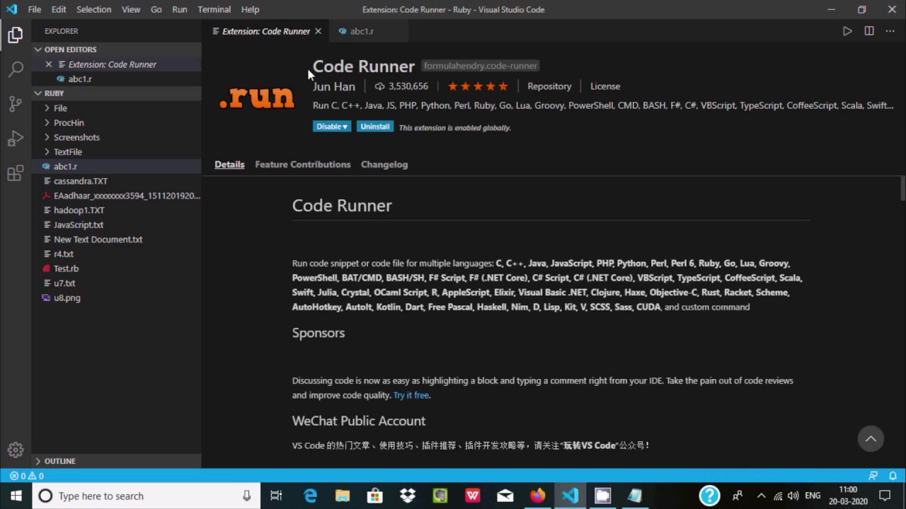 how to run r code in vs code - YouTube