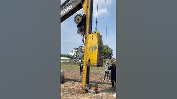 Wow amazing drop hammer expert piling 4.5ton process #youtubeshorts #shorts #short