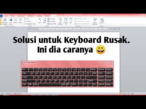 Video: Bagaimana cara memunculkan keyboard di desktop saya?