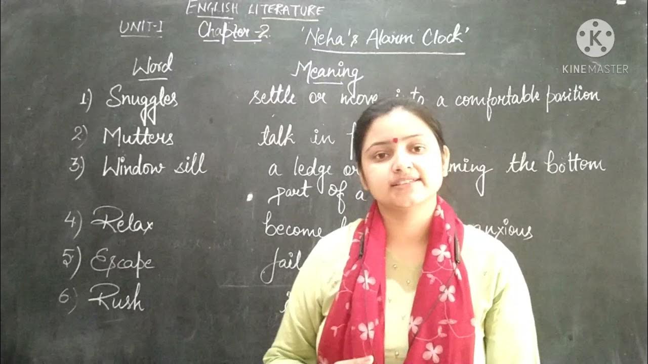 "Neha's Alarm Clock Word meaning and Question Answers" Chapter2