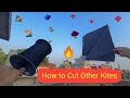 How to cut other kites  kite cutting  kites 