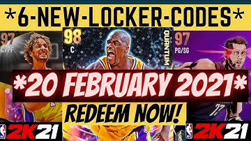NBA 2K21 Locker Codes | Locker Codes 2K21 | 6 My Team Locker Codes| 2K21 Locker Codes | Next Gen