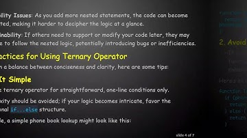 Mastering the Ternary Operator in JavaScript with Nested If Statements