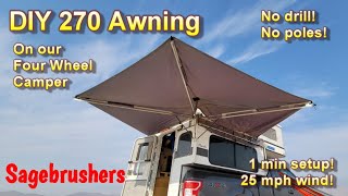 A DIY 270 Awning on our Four Wheel Camper