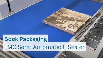 Book Packaging | LMC Semi-Automatic L-Sealer Shrink Packaging Machine