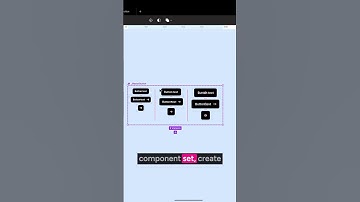 ⚡ How to create button using master component in Figma