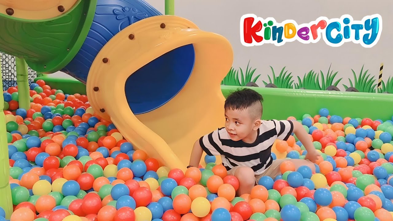 Kinder City Part 2 Indoor playground for kids ⭐Tizon Siblings⭐