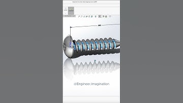 Torx Drive Tapping Screw |@Engineer.Imagination| #solidworks #shorts #trending #viral #3d