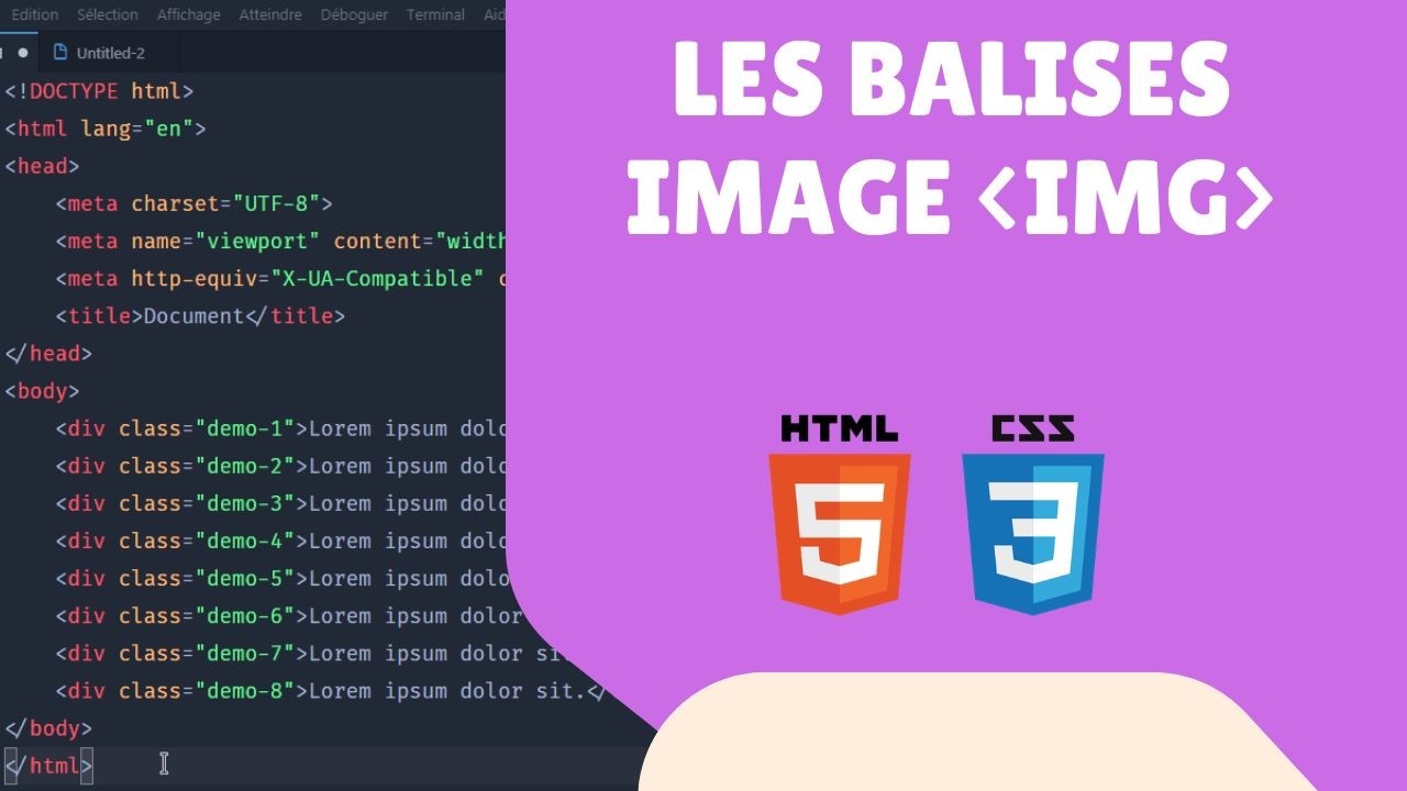 Les images en HTML expliquées | Maîtriser les images en HTML - YouTube