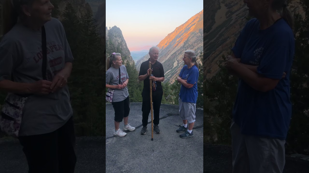 "Winds of grace always blowing…"  Easwaran 8/3/21 Duane thought - Timpanogos Cave Trail