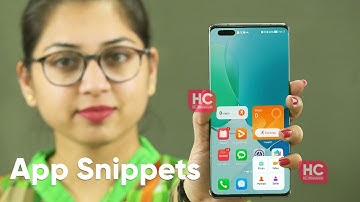 HarmonyOS 2.0 Feature Review: App Snippets