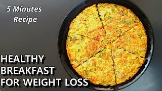 Quick and Healthy Breakfast Recipe |  High Protein Breakfast in 5 Minutes | Weight Loss Breakfast