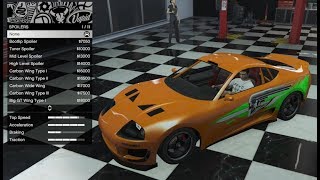 GTA 5 - DLC Vehicle Customization - JESTER CLASSIC (Toyota Supra) and Review