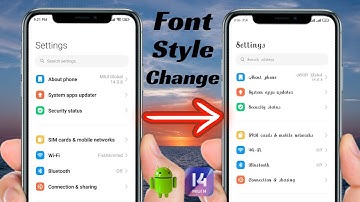 How To Change Contact Font Style On Android