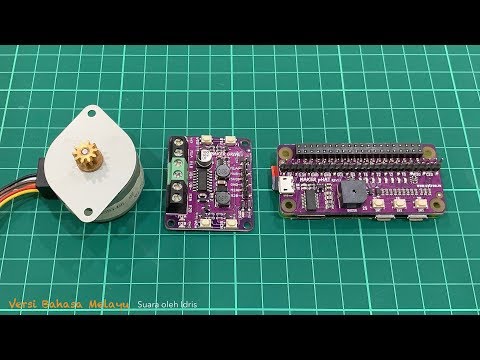 Mengawal Motor Stepper Menggunakan Maker Drive dan Raspberry Pi