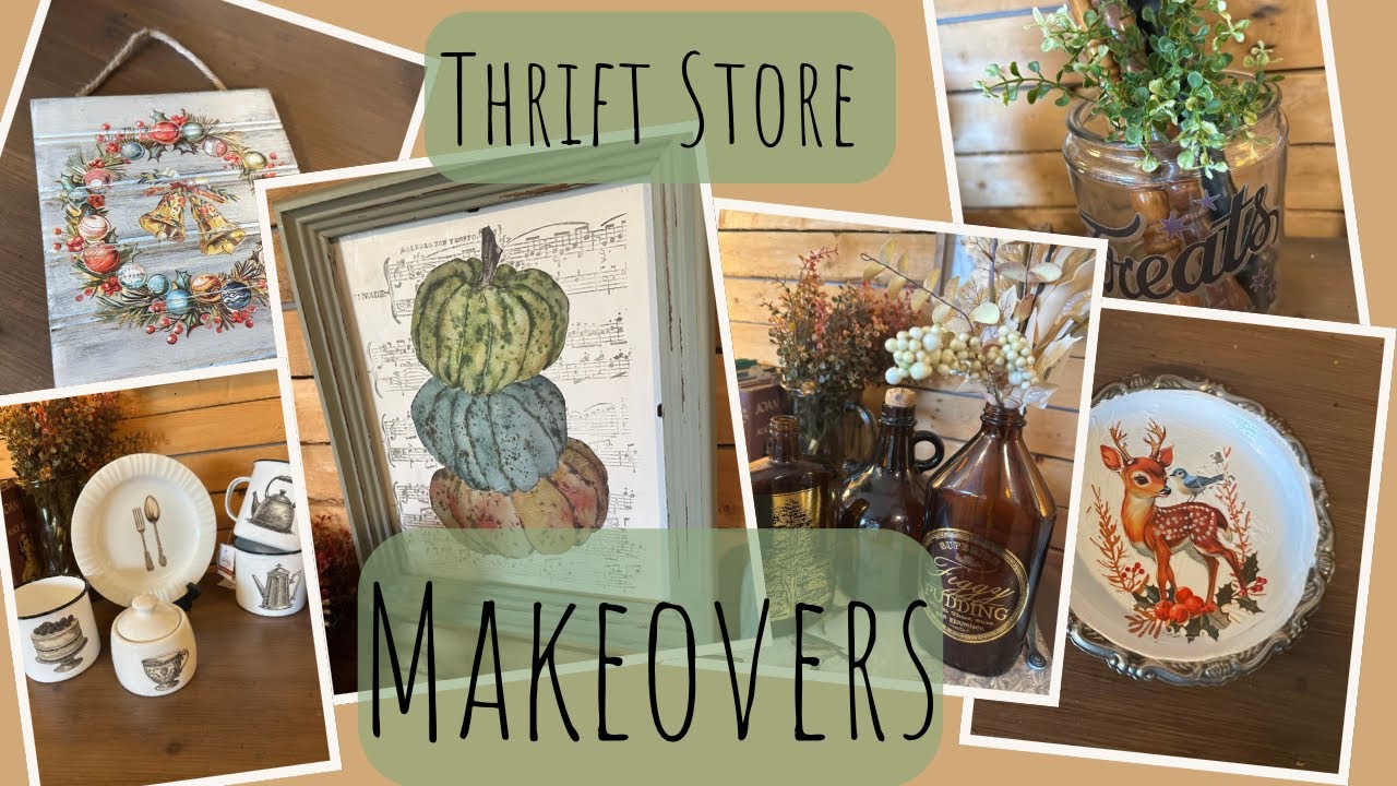 From Thrift Store to Seasonal Decor | Fall, Christmas & Everyday DIYs ...