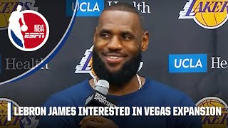 'I want the team here, Adam' - LeBron James tells Adam Silver he'd want the Las Vegas expansion team