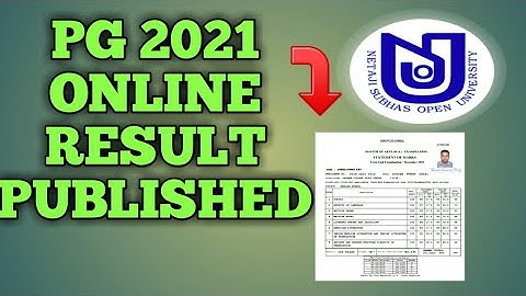 PG 2021 RESULT