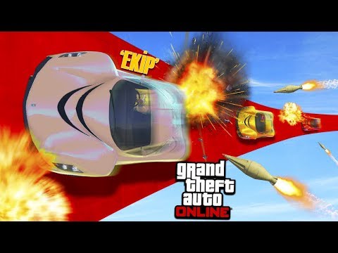 WALLRİDE YAPARAK FÜZEDEN KAÇ !! (EFSANE HARİTA!) - GTA 5 Online (Sesegel,Ümidi,Ozan)