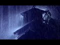 Relaxing Night Storm | Heavy Rain, Thunder and Strong Wind Sounds