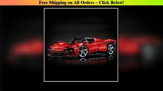 SP3 3778P Sport Car Building Blocks Set - Supercar Model Toy for Kids And Adults Perfect Birthday