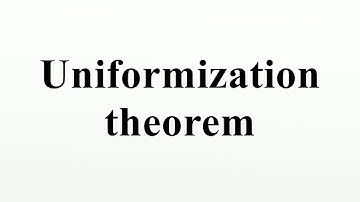 Uniformization theorem