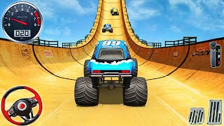 Ramp Super Truck Racing Flyover 3D Gameplay Android Ramp Truck Stunts Racing Video Car #Simulator screenshot 5