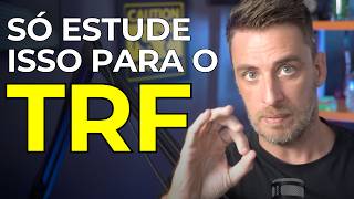 O que estudar para o CONCURSO TRF?