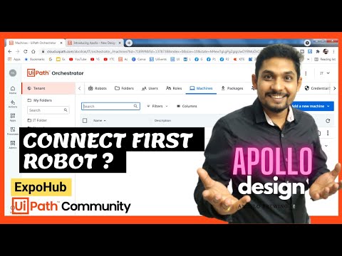 Apollo Design UiPath | The New Orchestrator Design  | Connect Your First Robot