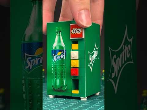 Working Lego Soda Vending Machine #lego