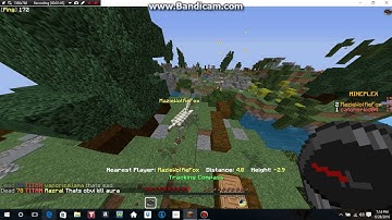 Legend Ranked Level 58 Noob Using Kill Aura On Mineplex [MazieWolfieFox]