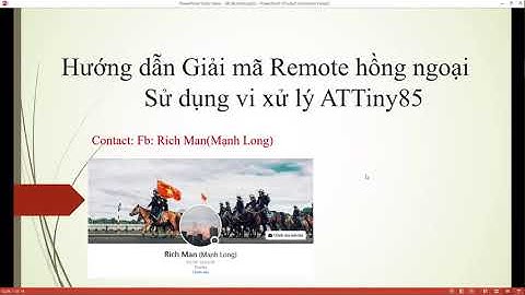 Hướng dẫn giải mã Remote hồng ngoại_ Sử dụng ATTiny85