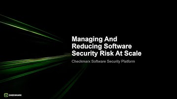 Checkmarx Software Security Platform